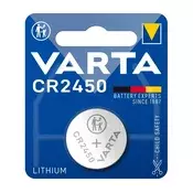 VARTA litijska gumbna baterija CR2450, 1 komad/pakiranje 6450101401