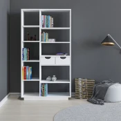 Hanah Home Polica 80,4x188,6x25cm Bela