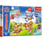 Tačke na patrulji 100-delni bleščeči puzzle - Trefl