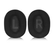 INF Črne žametne ušesne blazinice za Logitech G PRO X (2 kosa), (5000074615)
