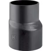 Geberit PEHD reduktor (zožitev) 250x200 asimetričen dolg, črne barve (HDPE drenaža)