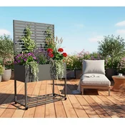 Metal raised bed with a trellis Dekora 4