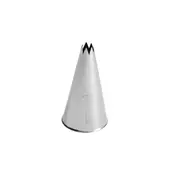Pastry nozzle C7, stainless steel, 7 mm - de Buyer