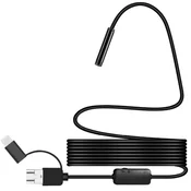 Inskam Y101 USB-C/USB endoskop 8mm, 1200p, 5m fiksni kabel