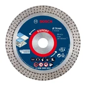BOSCH Diamantna rezalna plošča Bosch EXPERT HardCeramic, Dimenzije: 76x76x1,5x10mm