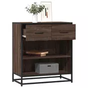 Vidaxl vidaXL Predalnik, rjav hrast, 68x35x76 cm, material na osnovi lesa
