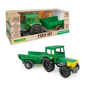 Wader Komplet igrač za traktor in prikolico 39 cm interaktivne funkcije