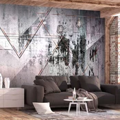Samoljepljiva foto tapeta - Geometric Wall 343x245