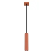 Sollux SL.1630 - Viseci luster na sajli KARBON 1xGU10/10W/230V narandžast