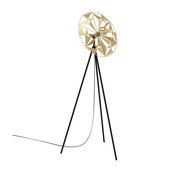 EGLO Podna lampa CASTANUELO E27 152 cm crna/zlatna 43809