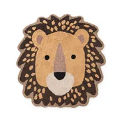 Oranžna/rjava pralna/ročno tkana bombažna otroška preproga 120x125 cm Snuggle Roary – Hanse Home