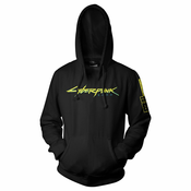 Duks Cyberpunk 2077 Logo Pullover Hoodie Black -M