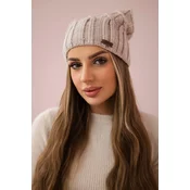 Kesi Cap with fleece Milano K203 light beige