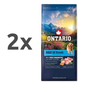 Ontario Adult All Breeds Monoprotein - puran in sladki krompir 2 x 12 kg