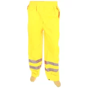 Silverline Hi-Vis odsevne hlače L 81 cm - rumena srebrna črta