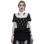 Gothic in punk majica moška - SWEET PANDEMONIUM BLACK AND WHITE - DEVIL FASHION - TT22202