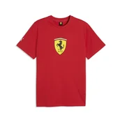 PUMA Scuderia Ferrari Coloured Shield Tee Men, MotorsporT-Shirts, Rosso Corsa, XXL