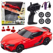slomart LEAN TOYS RC Avto za drift, 4WD, rdeč