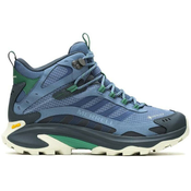 Moška obutev za uporabo na prostem Merrell Moab Speed 2 Mid Gtx Steel Blue EUR 44