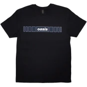 Oasis Majica Horizontal Bars Logo Unisex Black XL