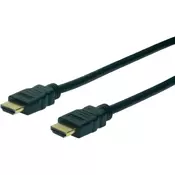 Digitus HS HDMI prikljucni kabel Digitus [1x HDMI-utikac 1x HDMI-utikac] 1m, crn, AK-330107-010