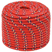 vidaXL Večnamenska uporabna vrv 14 mm 25 m Rdeča PP