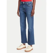 BOSS Jeans hlače Angela 50564436 Mornarsko modra Flared Fit