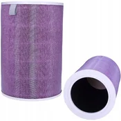 Rosfix Fioletowy Filtr Xiaomi Air Purifier HEPA Antybakteryjny | Z chipem RFID | 4-warstwowy | Węgiel aktywny | PM2.5 99,7% | Do 2/2S/2H/3C/3H