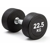 Kubisport Enoročna utež 22,5 kg, ovalna, črna