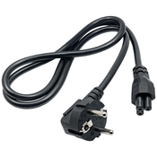 Akyga Akyga tok adapterski kabel [1x varnostni moški konektor - 1x deteljičast ženski konektor C5] 1.00 m črna, (20519219)