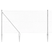 Vidaxl Varjena žična ograja s konicami 10 x 1,2 m (Š x V)