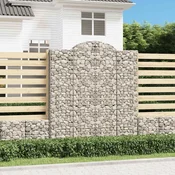 Lučne gabionske košare 20 kom 200x50x220/240 cm pocinčano željezo