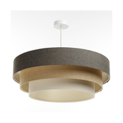 Luster na sajli BOHO TRINITI 1xE27/60W/230V siva/bež/krem