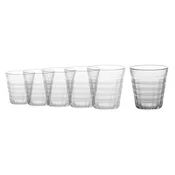 6-piece glass tumbler set, 275ml, Prisme - Duralex