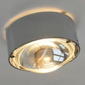 Top Light Mala stenska svetilka PUK ONE, mat krom - Dnevna soba/jedilnica - Dizajn - jasno - Kovina
