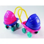 Alltoys Plastični voziček za punčke v obliki jajčka