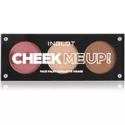 Inglot Face Palette osvetljevalec, bronzer in rdečilo odtenek Cheek Me Up! 7 g