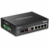 Trendnet TI-G62 mrežni prekidac Neupravljano L2 Gigabit Ethernet (10/100/1000) Crno