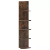 COSTWAY 5-stopenjska stenska knjižna omara Knjižna omara, (5000219550)