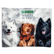 NATURES PROTECTION Cebe za pse Soft Blanket White Puppies, 127x152cm