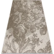 Rugsx Preproga v videzu sisala FLOORLUX 20491 CVETJE 60x110 cm Bež