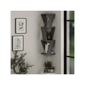 HANAH HOME Zidna polica Zena Anthracite