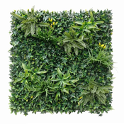 Zelena stena 100x100 cm Monaco B-razred (težje vnetljivo) - zelena - 25 do 50 cm - 31 do 50 cm