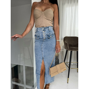 Elly maxi jeans krilo - L