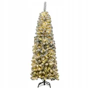COSTWAY Umetno božično drevo LED ozko 180 cm, (5000038702)