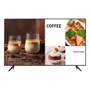 Samsung LH55BECHLGUXEN Signage Display Digital signage flat panel 139.7 cm (55) LED Wi-Fi 4K Ultra HD Black Built-in processor Tizen