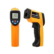 Baterijski digitalni laserski termometer z LCD do 550°C