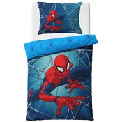 Carbotex Otroška posteljnina Spider-Man vrača udarec , 140 x 200 cm, 70 x 90 cm