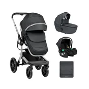 Kikka Boo Kolica Irene premium 3in1 set sa I-SIZE auto sedištem i tvrdom korpom Dark Grey