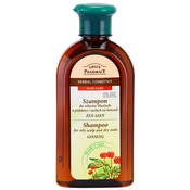 Green Pharmacy Hair Care Ginseng šampon za masno vlasište i suhe vrhove (0% Parabens, Artificial Colouring, SLS, SLES) 350 ml